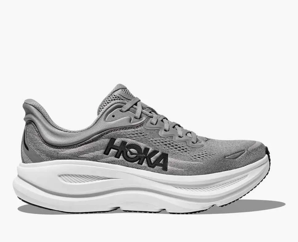 HOKA Bondi 9 Galactic Grey Stellar Grey