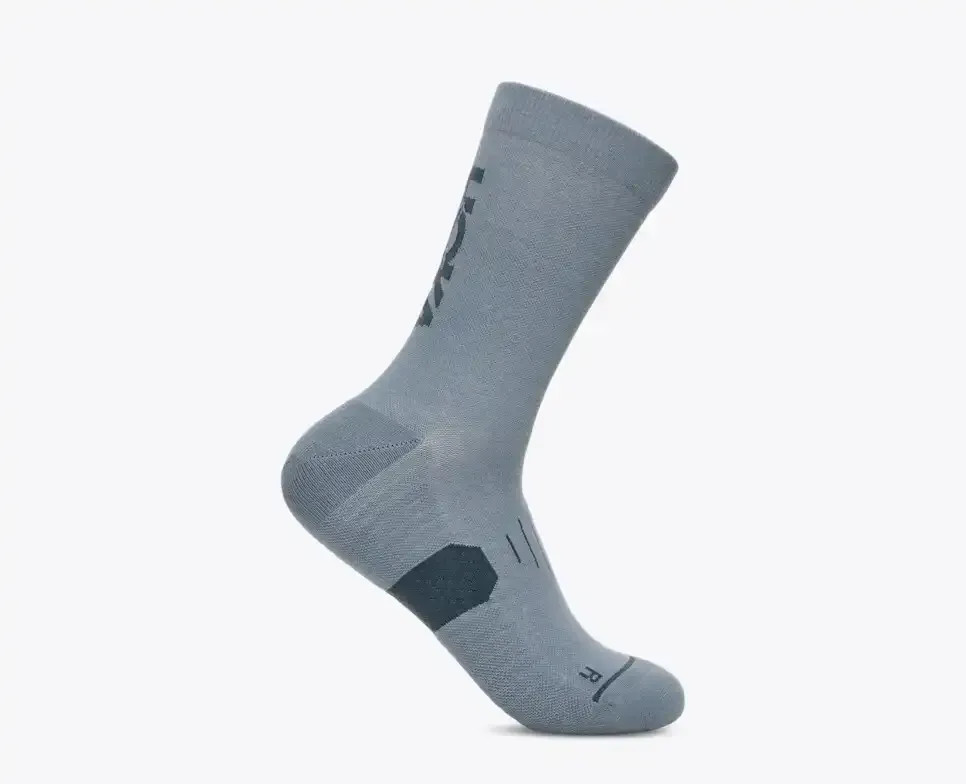 HOKA Graphic Crew Run Sock Washed Blue