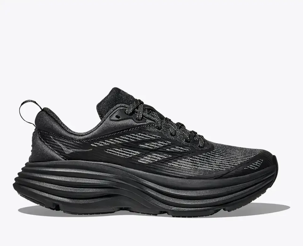 HOKA Stealth/Tech Bondi 8 Caged Black