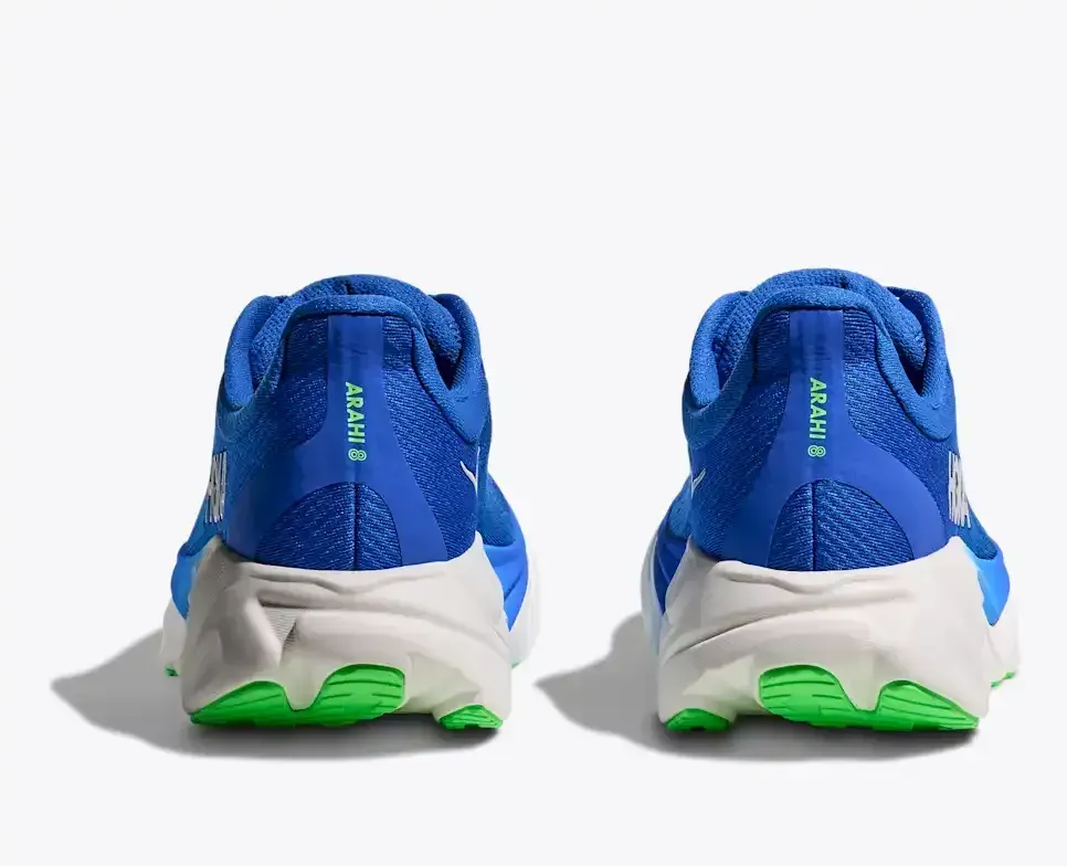HOKA Arahi 8 Cobalt Blue Neon Green