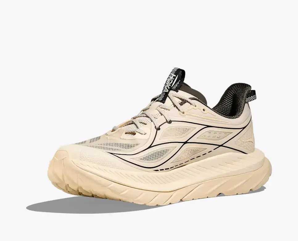 HOKA Mach Remastered Eggshell Asphalt Grey