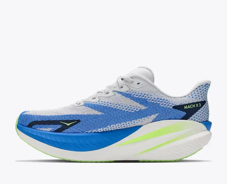 HOKA Mach X 3 Cosmic Grey Virtual Blue