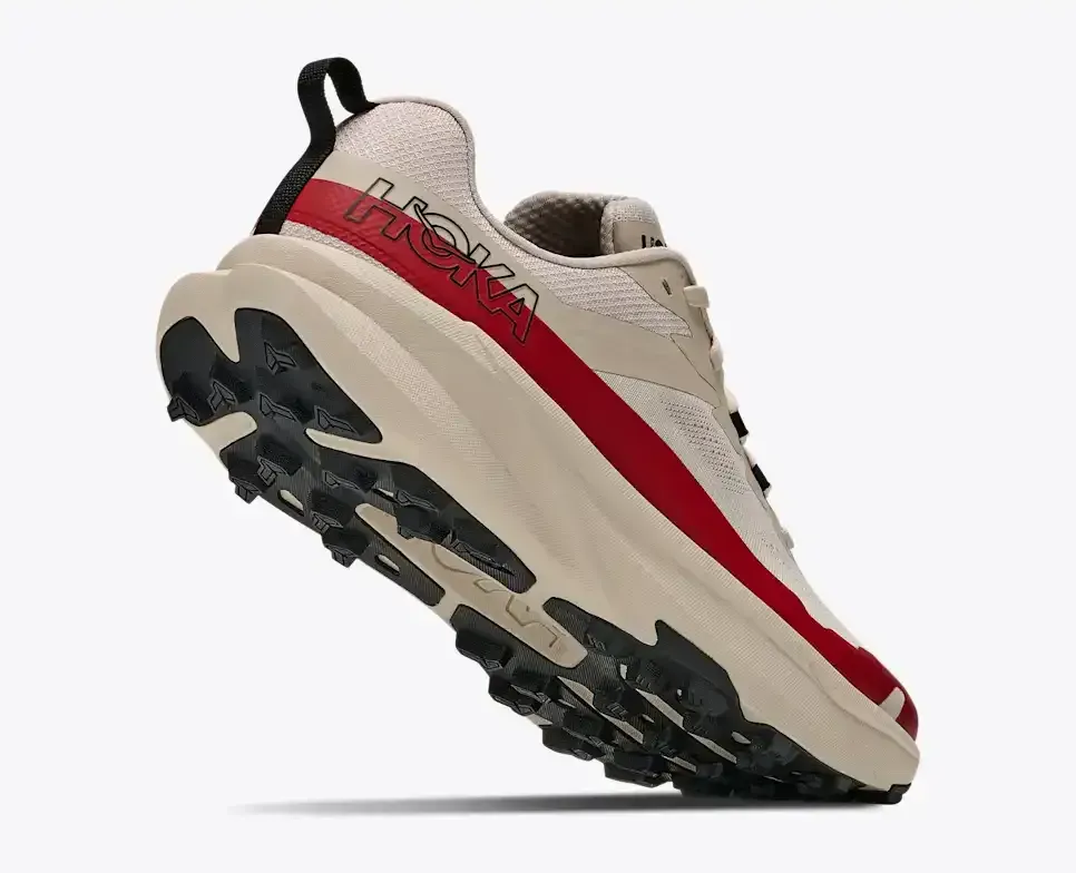 HOKA Torrent 5 River Rock Grey Red Agate